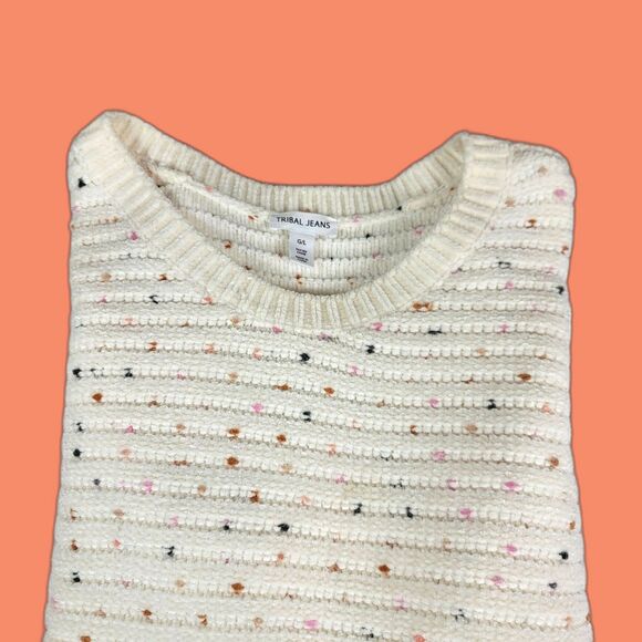 Tribal Jeans textured speckle sweater, Size Women's Large. - Picture 1 of 8